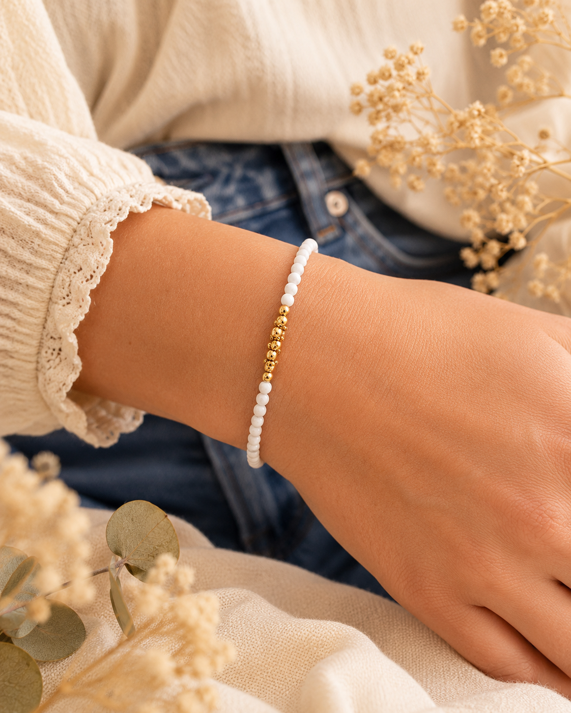 Bracelet Howlite A