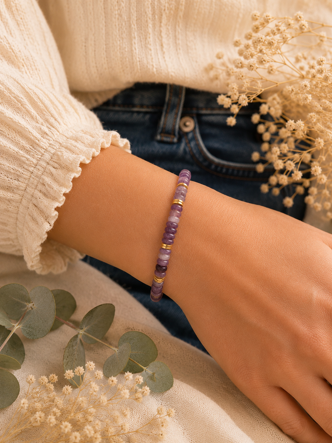 Bracelet Améthyste A
