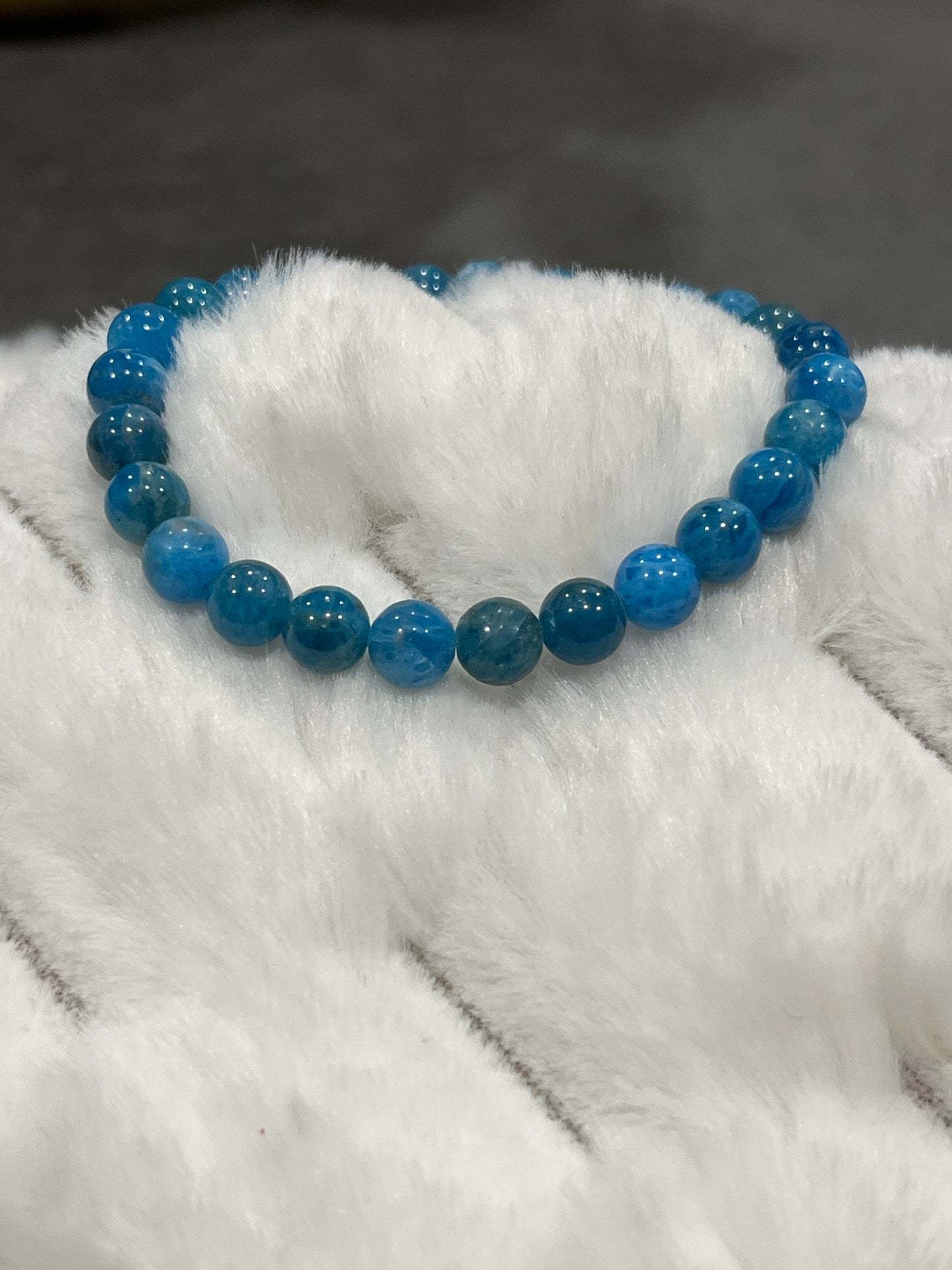 Apatite bleue 6mm