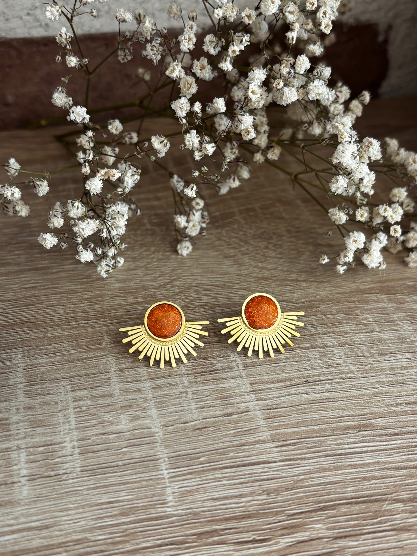 Les boucles d'oreilles Soline