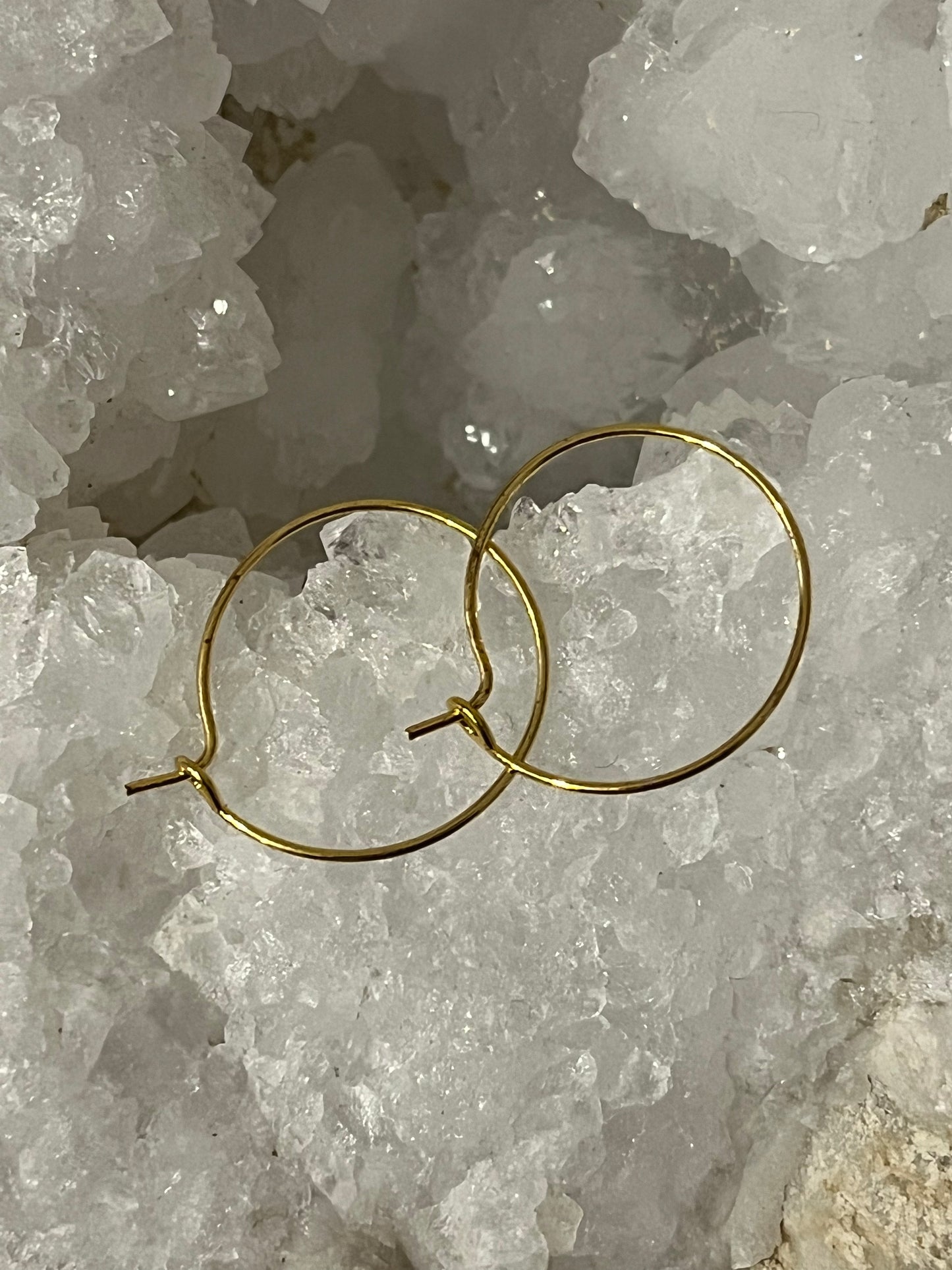 Créoles rondes fines