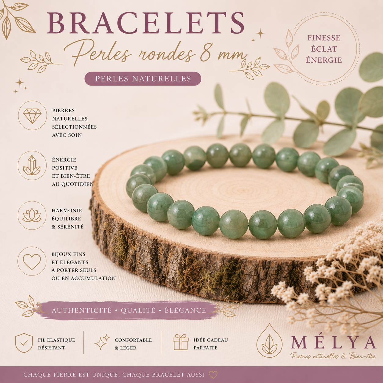 Les Bracelets 8mm