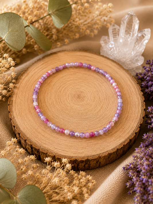 Tourmaline rose facettée