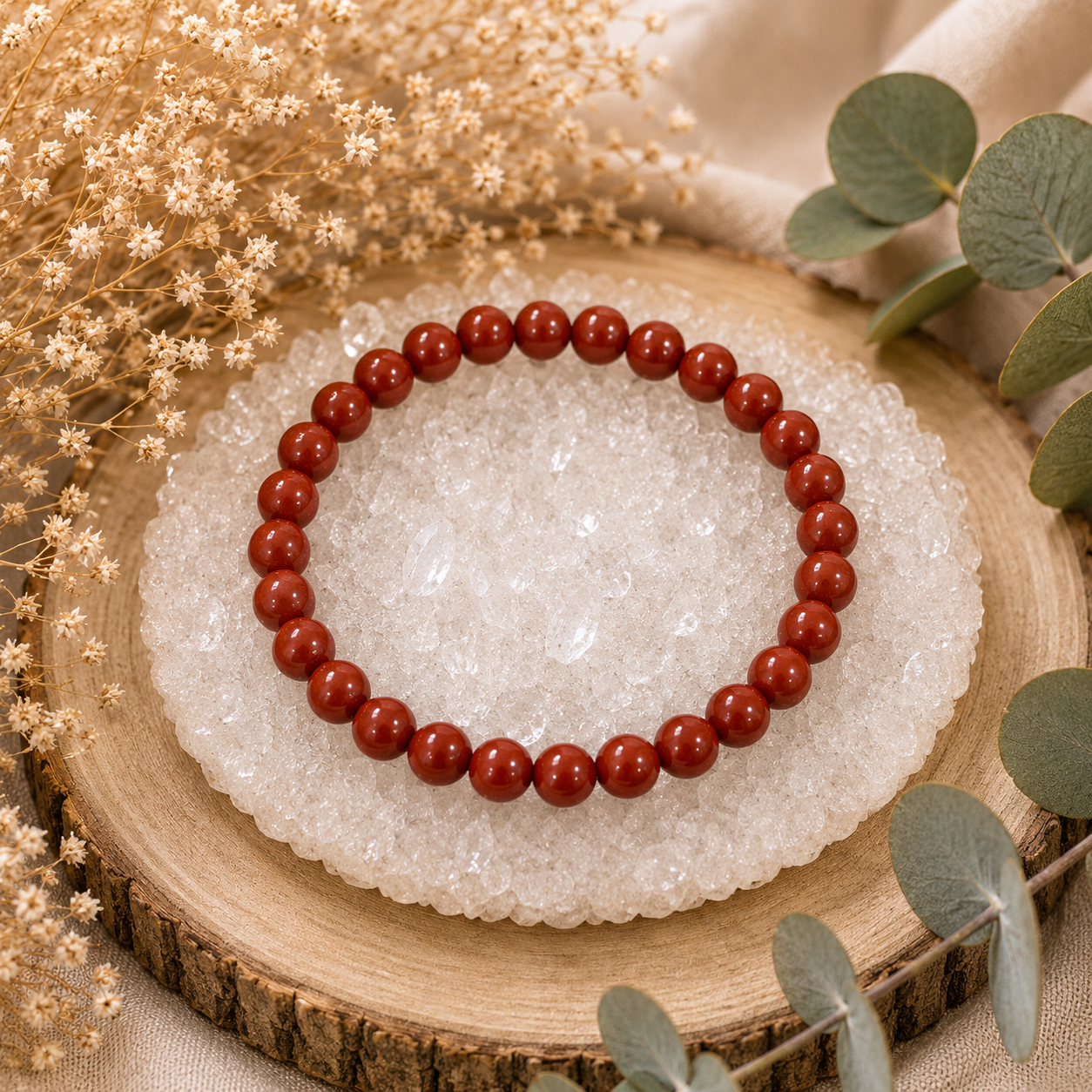 Jaspe rouge 6mm
