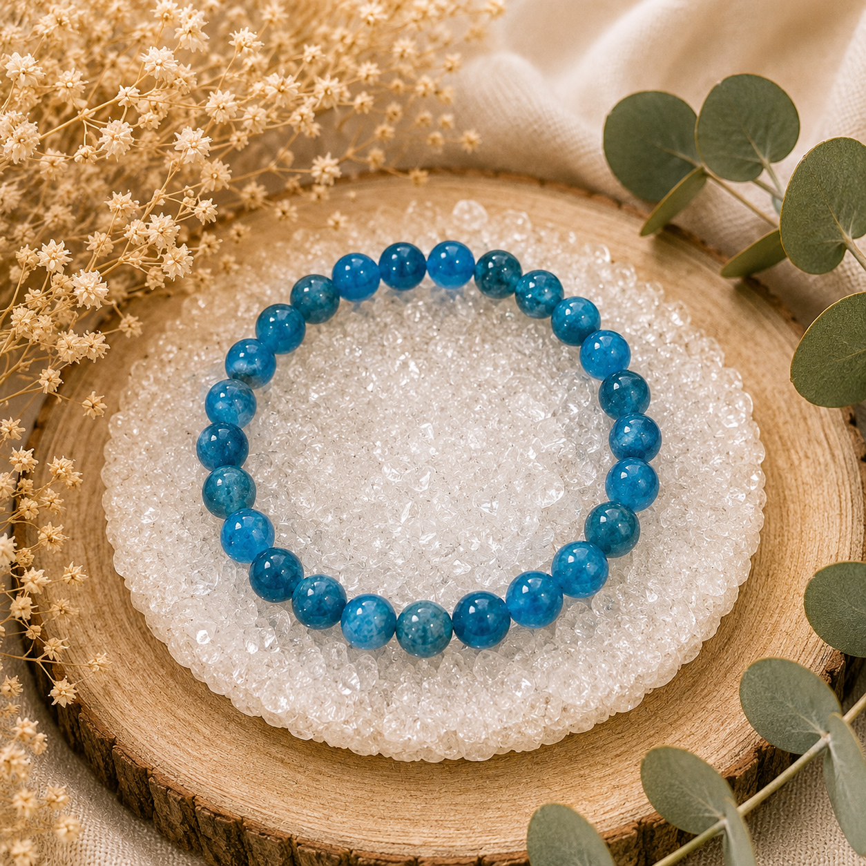 Apatite bleue 6mm