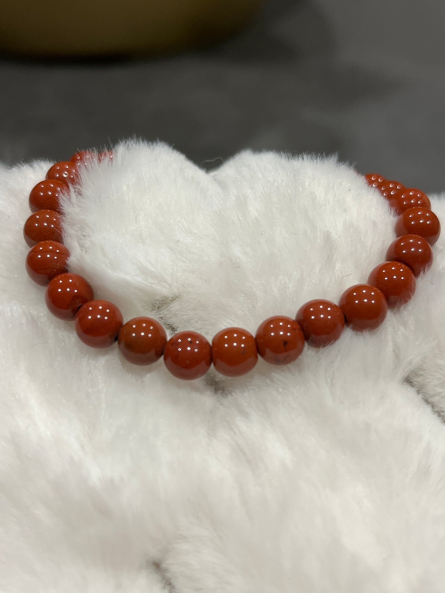 Jaspe rouge 6 mm