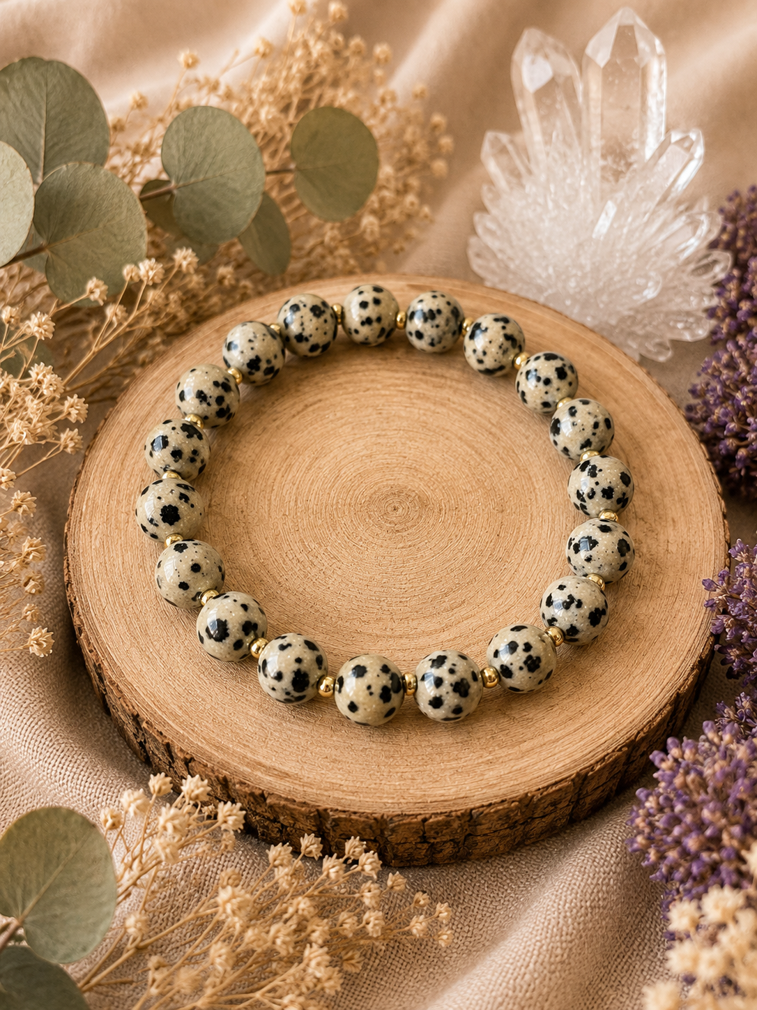 Jaspe dalmatien 8mm