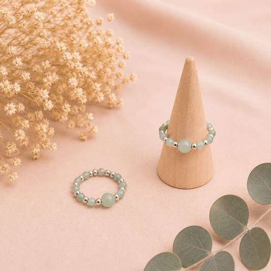 Bagues Aventurine Verte A