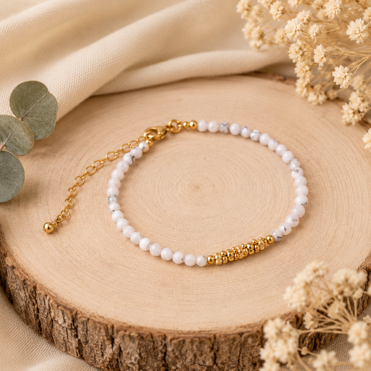 Bracelet Howlite A