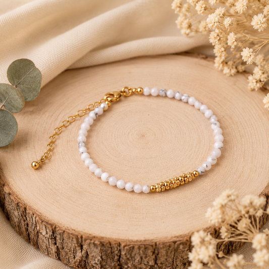Bracelet Howlite A