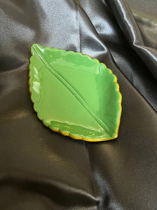 Coupelle feuille verte