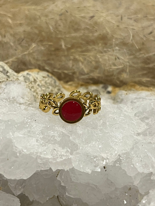 Bague Feuilles